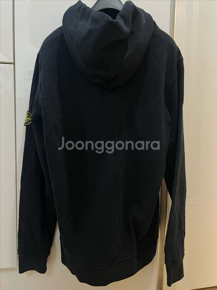 스톤아일랜드 블랙 후드티 xl (새상품급)--1