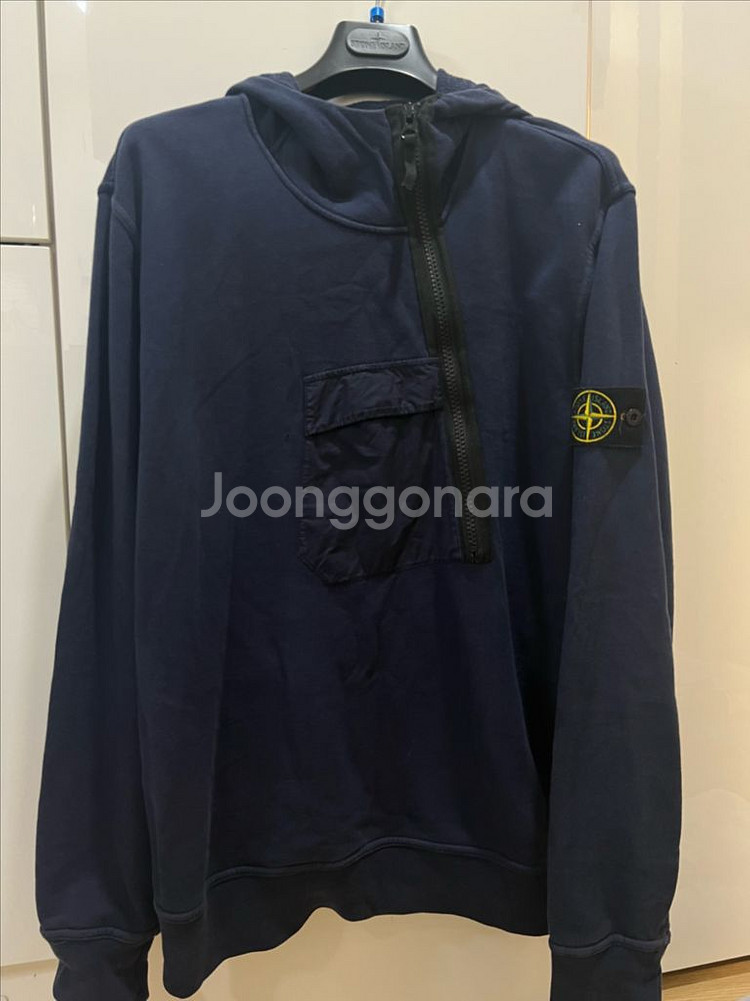 스톤아일랜드 반집업후드 xl--0