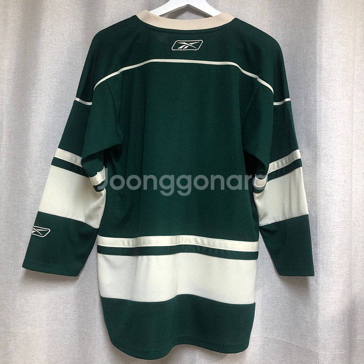 리복 NHL 미네소타 와일드 공식 하키 저지--6