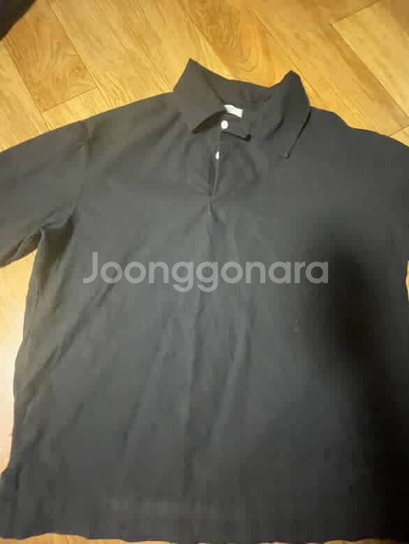 반팔 카라티 블랙--0