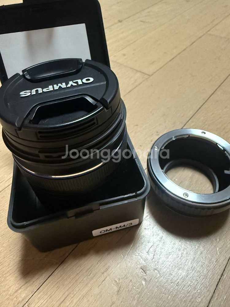 올림푸스 40-150mm렌즈와 변환링--0