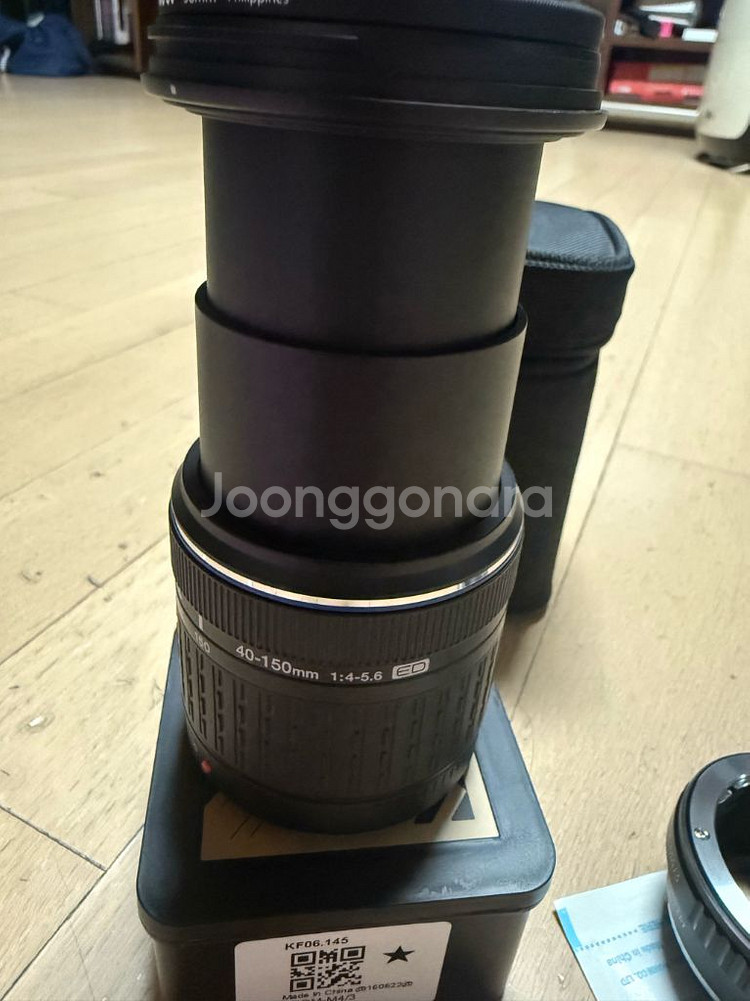 올림푸스 40-150mm렌즈와 변환링--1