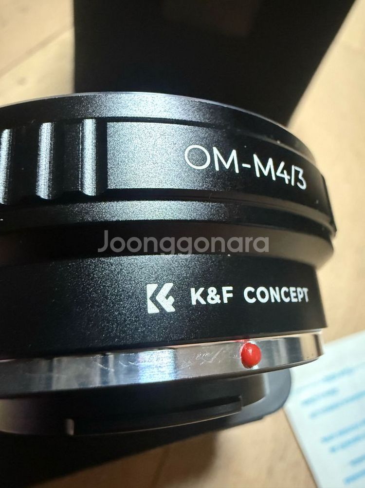 올림푸스 40-150mm렌즈와 변환링--3