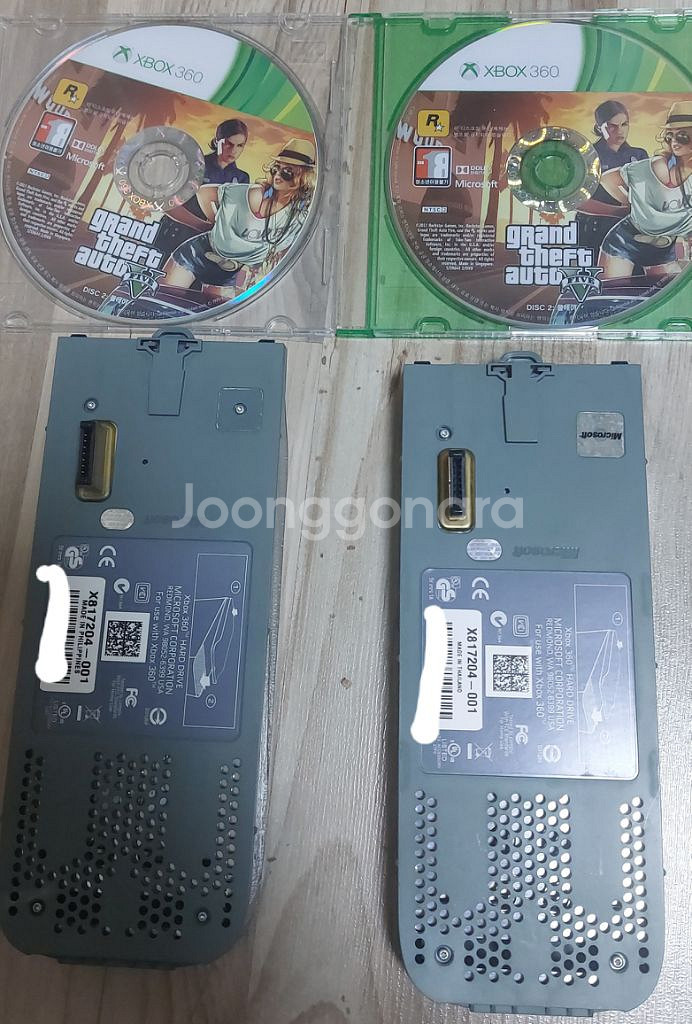 XBOX360 GTA5 + 하드디스크 박스 세트--1