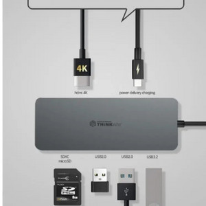 씽크웨이 CORE D34DEX 7포트 HDMI 멀티포트