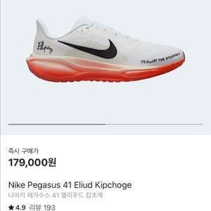 나이키 페가수스41 265 킵초게