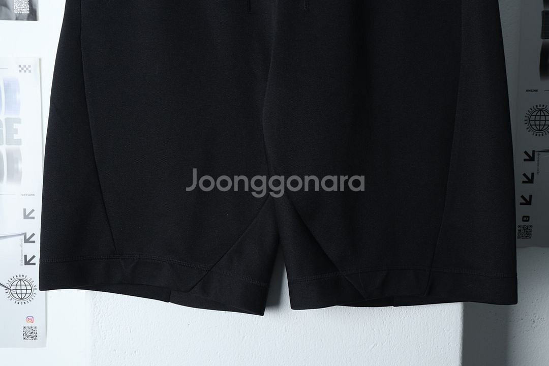 (XL) 아디다스 반바지 팬츠 밴딩 블랙 올드스쿨--4