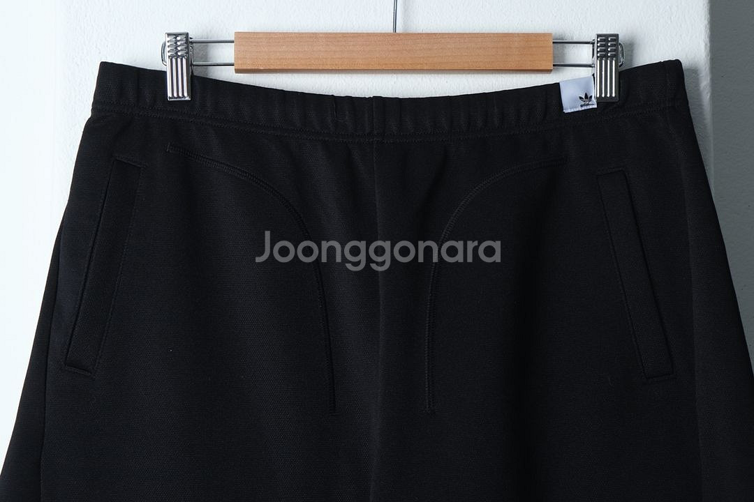 (XL) 아디다스 반바지 팬츠 밴딩 블랙 올드스쿨--1