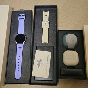삼성갤럭시 워치4 ,버즈4 메종키츠네 에디션 한정판.