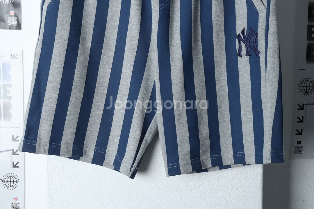(M) MLB 엠엘비 반바지 팬츠 밴딩 양키스--2