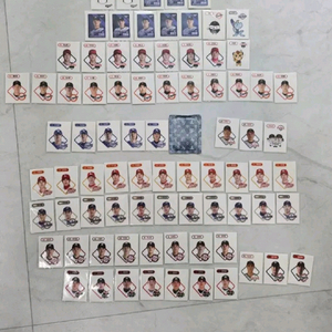 kbo 각 구단 선수들과 각 구단 유니폼, 국대 띠부씰