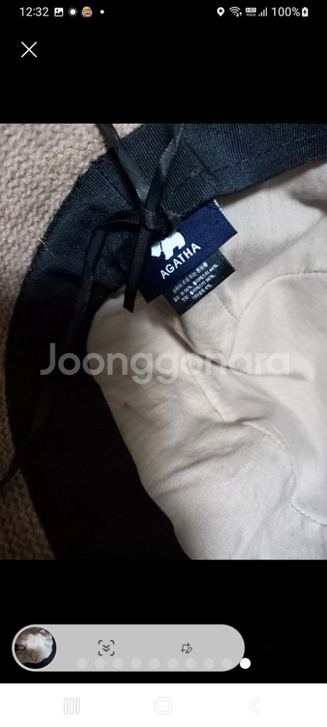 여성 아가타 벙거지모자, 울버킷햇 (밍크 방울 비니)--9