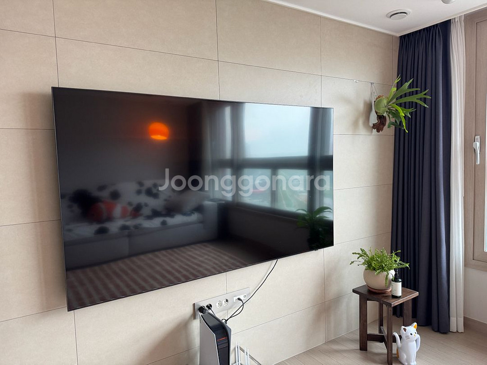 삼성 75인치 벽걸이 TV KQ75QNC85AFXKR--1