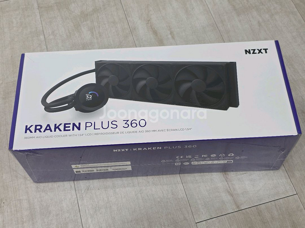 NZXT 신형 수냉쿨러 크라켄 360 미개봉 새상품--1