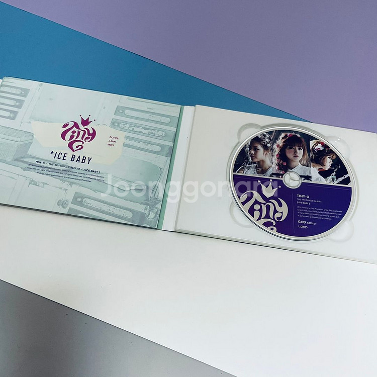 [중고음반/CD] 타이니지 4th 싱글 ICE BABY--7