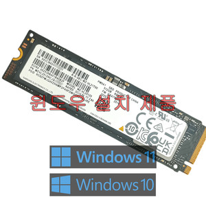 윈도우 설치 삼성 PM9A1 Gen4 512GB SSD