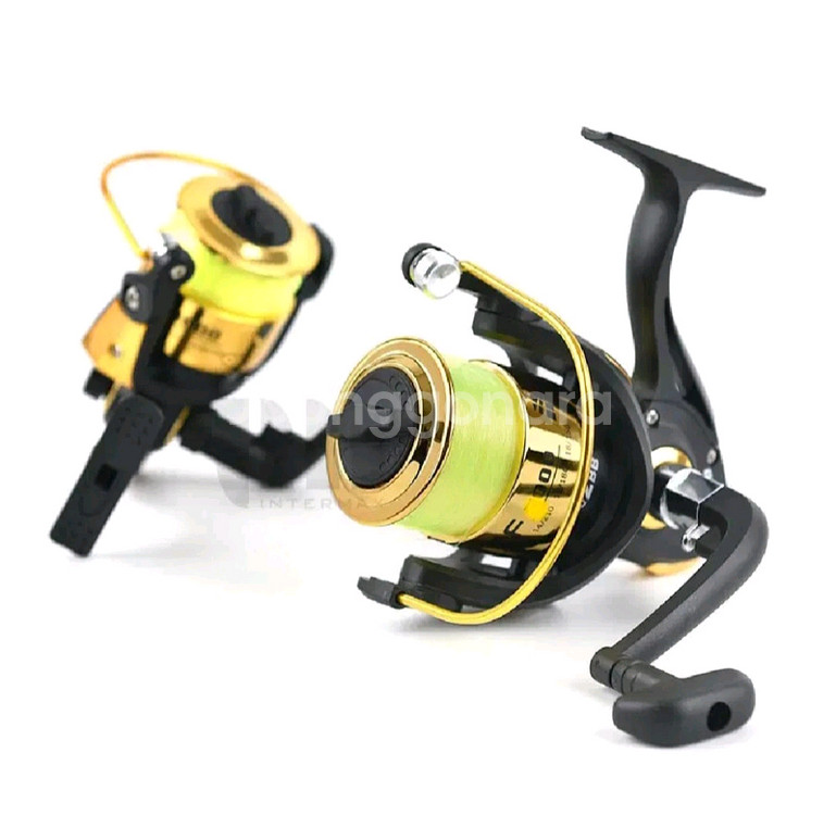 가방+원투낚시대3.6m5대+4000번릴5대+릴줄+받침대--5