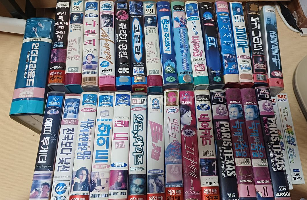 중고 VHS 비디오 테이프 판매--0