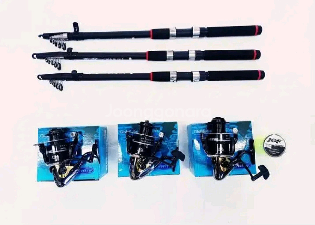 원투낚시대3.6m3대+5000번(6000번릴)+릴줄--0