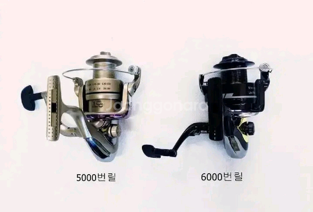 원투낚시대3.6m3대+5000번(6000번릴)+릴줄--5