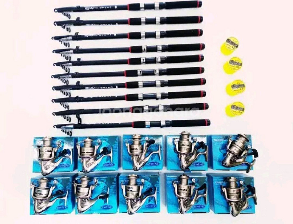 원투낚시대3.6m10대+5000번(6000번릴)+릴줄--0