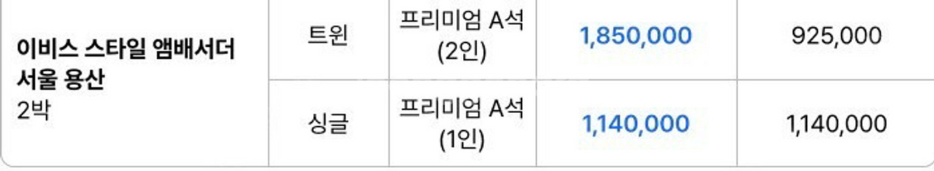 FC서울vs바르셀로나 호텔2박3일 숙박권--2