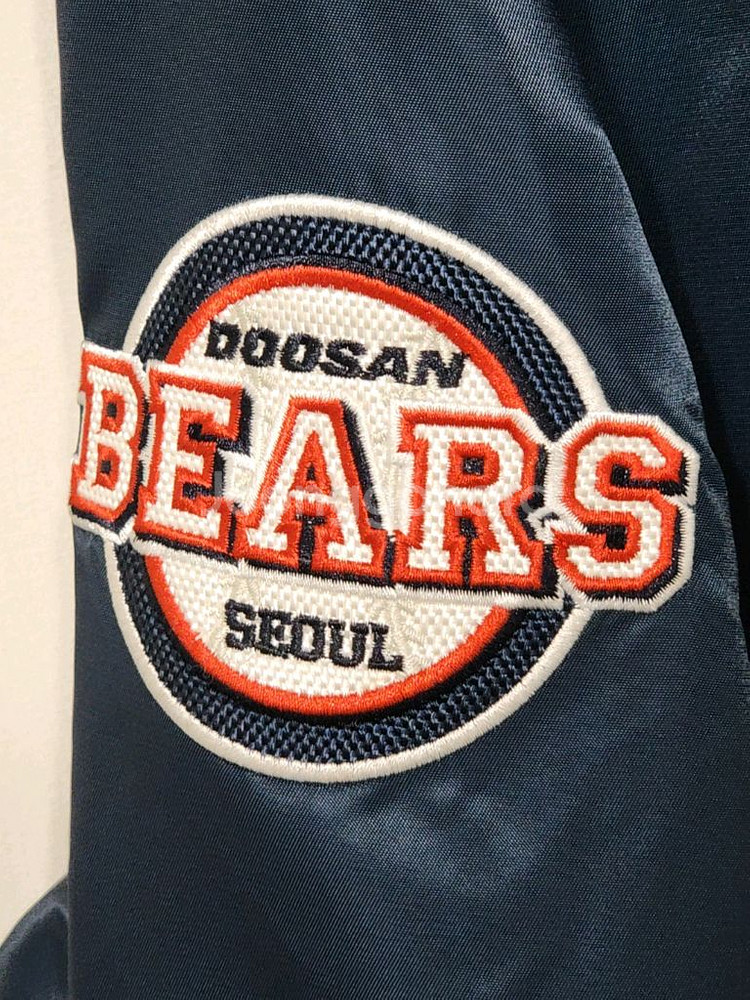 (100) 두산베어스 야구점퍼 네이비 스타디움 자켓--3