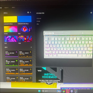국내정발 커세어 k70 rgb pro opx 광적축