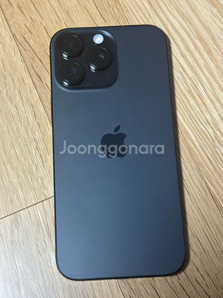 급매) 아이폰 16프로 맥스 256 블랙티타늄--2
