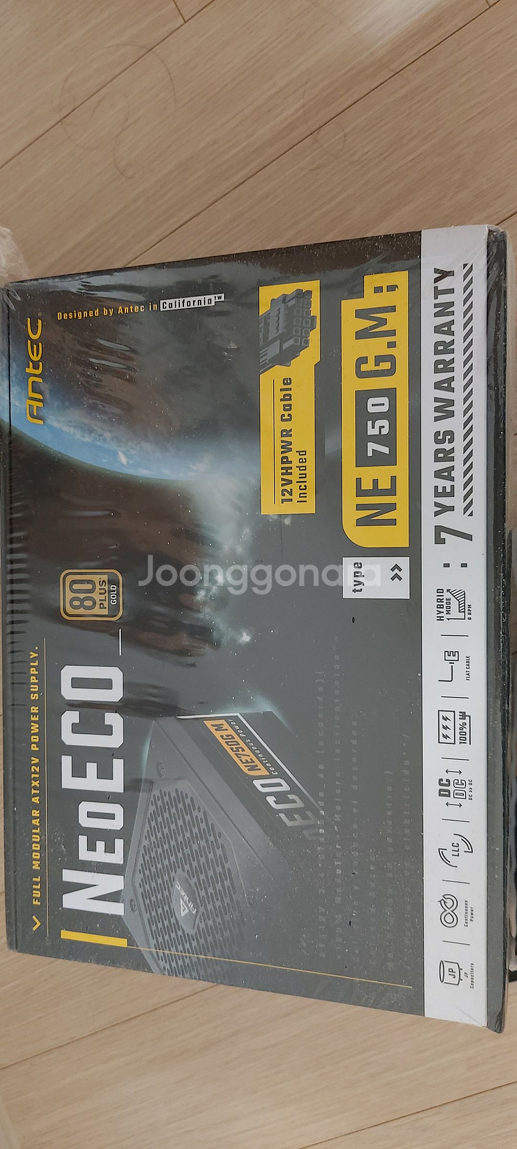 안텍750W 80PLUS GOLD 풀모듈러 파워 팝니다--0
