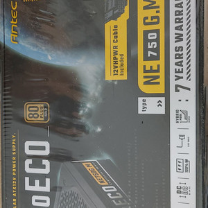 안텍750W 80PLUS GOLD 풀모듈러 파워 팝니다