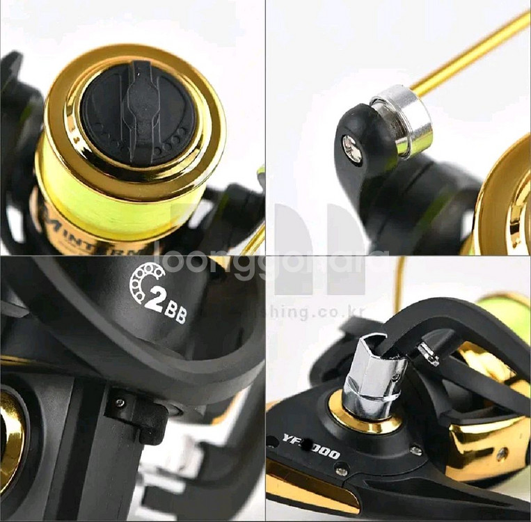 원투낚시대3.6m4대+4000번릴4대+릴줄+삼각받침대--7