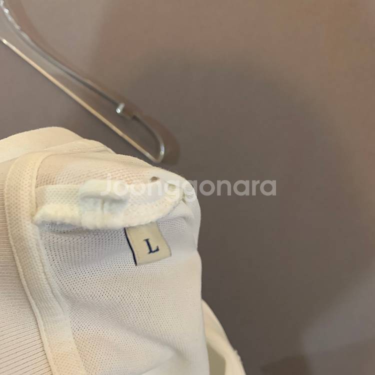 L 몽클레어 로고 패치 여성 폴로 PK 반팔 카라티--4