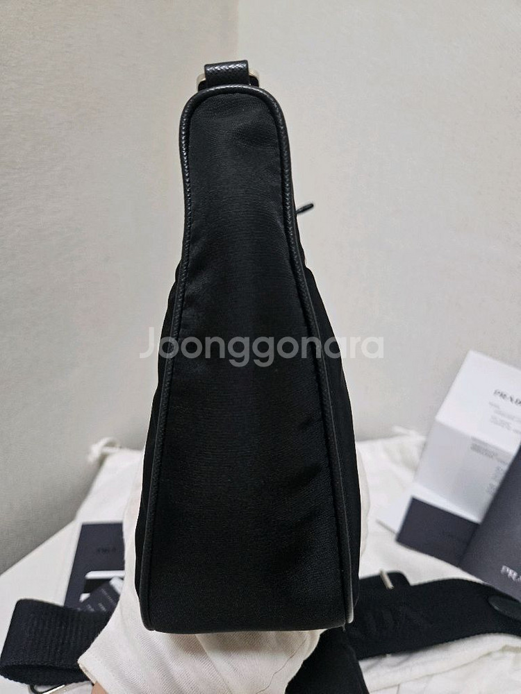 [새상품급] 프라다 리나일론 테수토 체인 은장 호보백--6