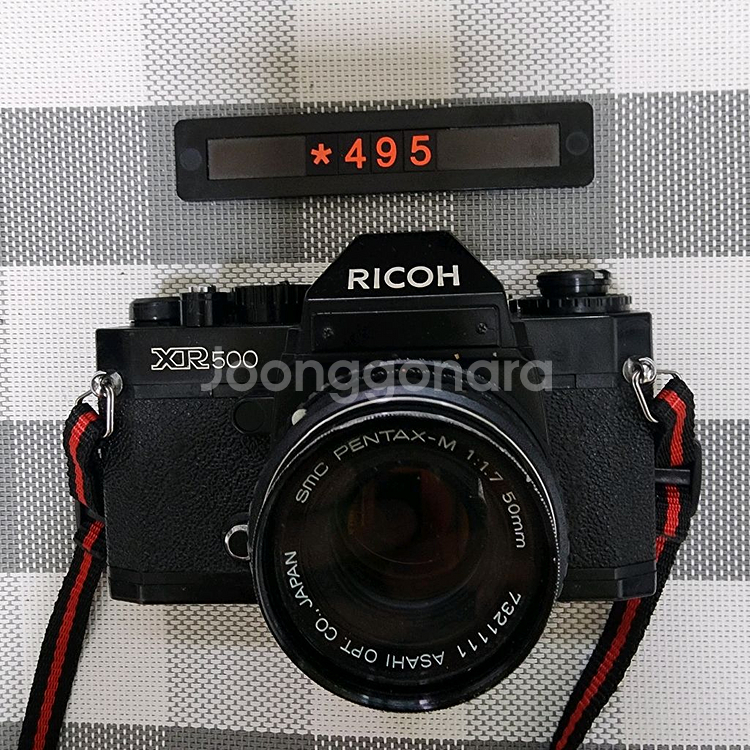 리코 XR-500 필름카메라 블랙바디--0