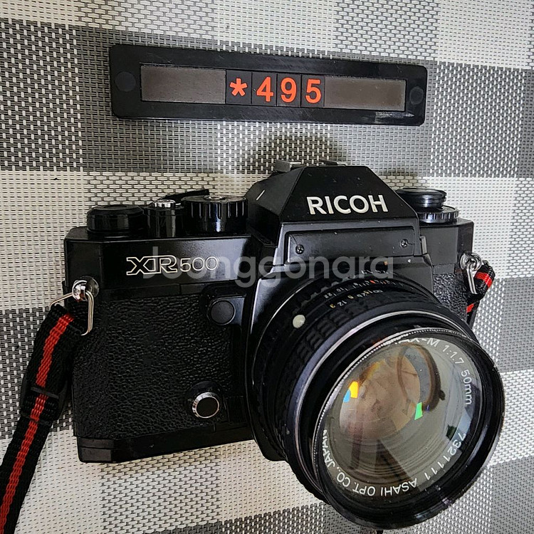 리코 XR-500 필름카메라 블랙바디--1