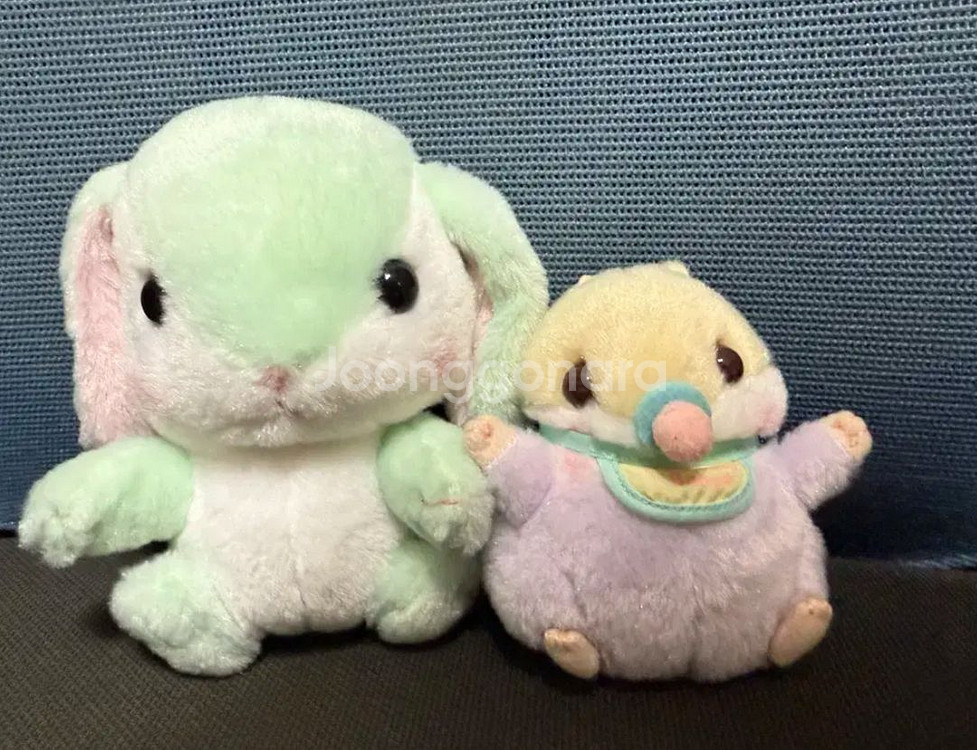 일본정품) 어뮤즈 토끼,코론 인형 스몰사이즈 팝니다!--0