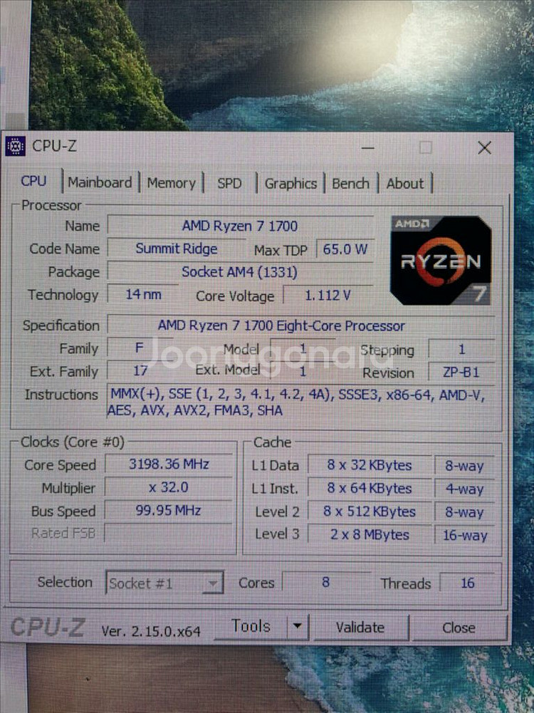 A320I-K itx +라이젠1700+16G램--6