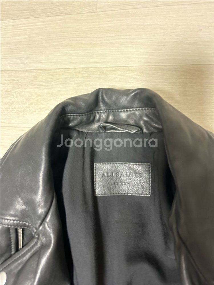 A급올세인츠 발펀가죽 라이더 자켓--4
