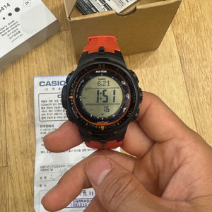 casio 프로트렉 prw-3000-4dr 전자시계