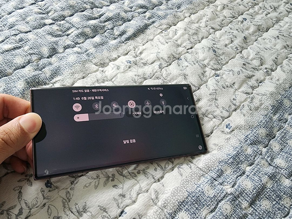 삼성 256g 겔럭시 S22 울트라 버건디개인판매 펜있--6