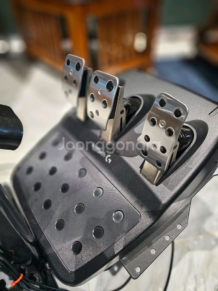 로지텍 G920 레이싱휠 + 거치대 시트--7