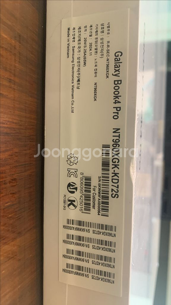 갤럭시북4프로 16인치 램 32GB 용량 1TB 그레이--2