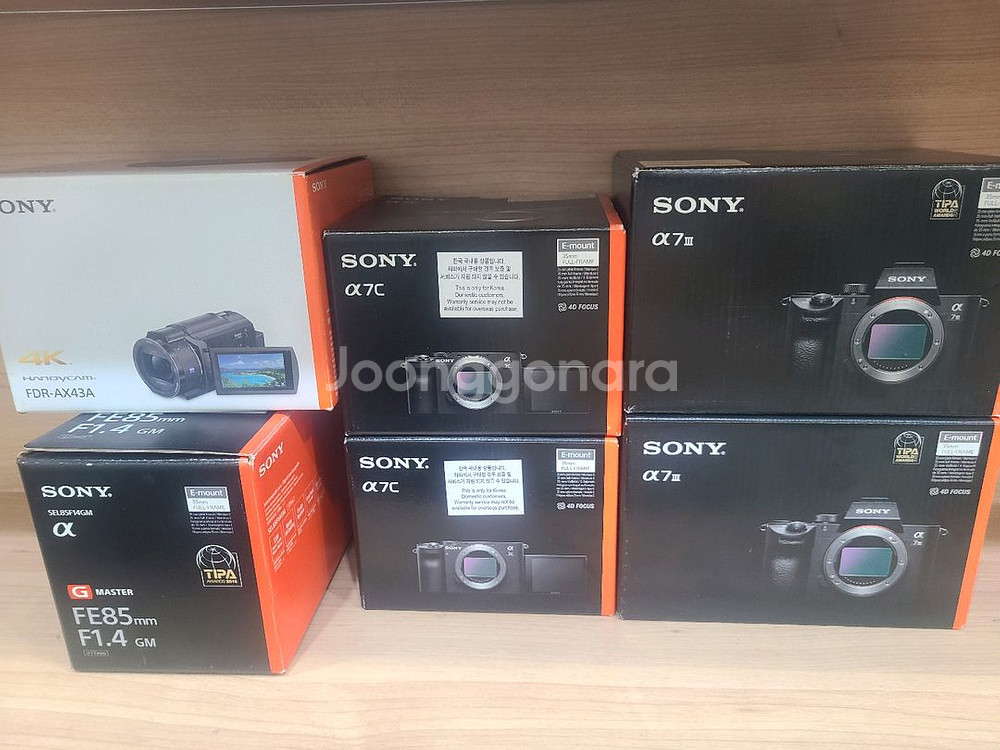 소니 미개봉 A7C, A7m3, AX43a, 85gm--0