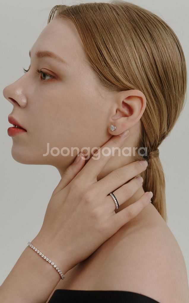14k 시뮬럿다이아 가드링 새상품--2