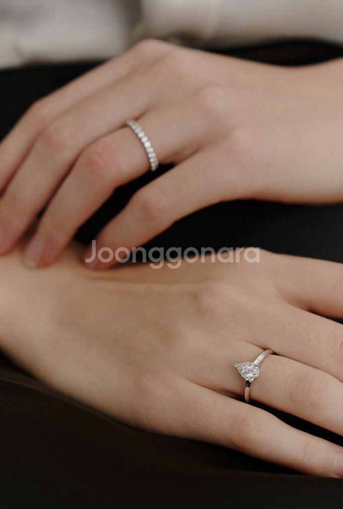 14k 시뮬럿다이아 가드링 새상품--3