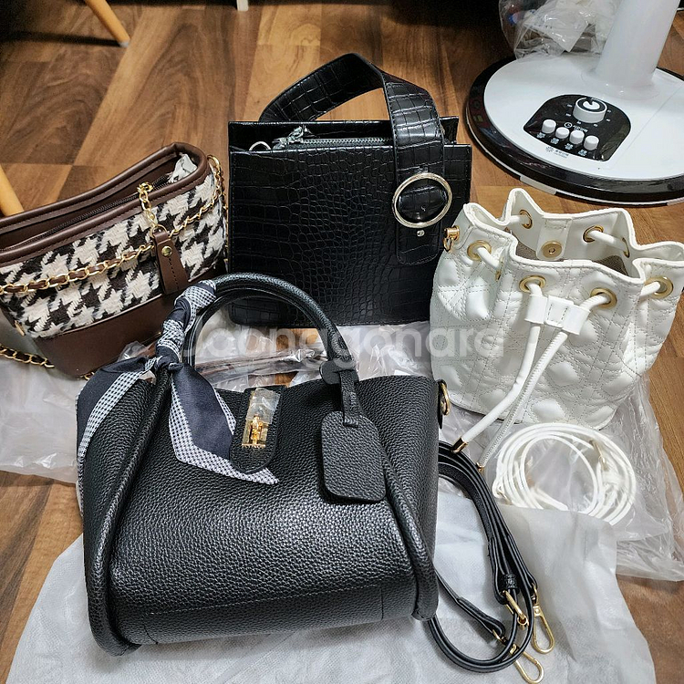 담엔준)미니백 4종세트 새상품 크로스백.여성가방.토트백--0