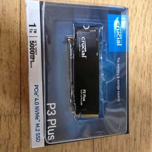 마이크론 P3 plus M.2 NVMe 1TB 팝니다.