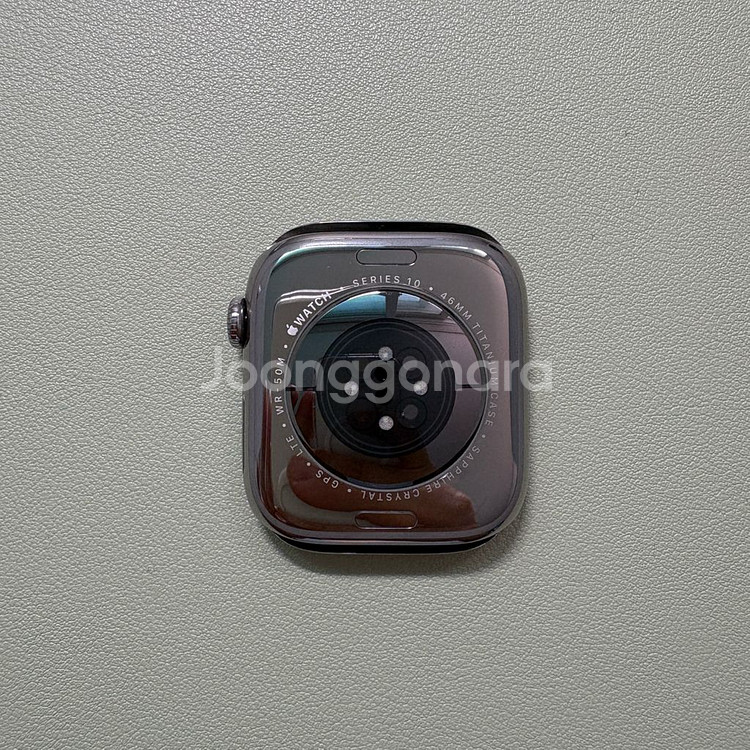 애플워치10 46mm 내추럴 티타늄 밀레니즈루프--2