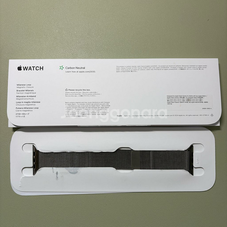 애플워치10 46mm 내추럴 티타늄 밀레니즈루프--7